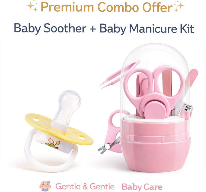 TinyVille bby cmfy mnicure kit Soother(Pink)