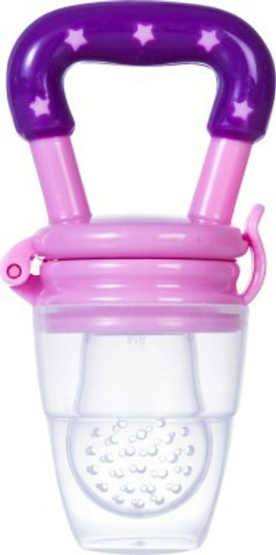 smilykid Silicone Baby Infant Fruit Feeder Food Pacifier Nibbler Nipple for 6 to 12 Month Feeder(Pink)