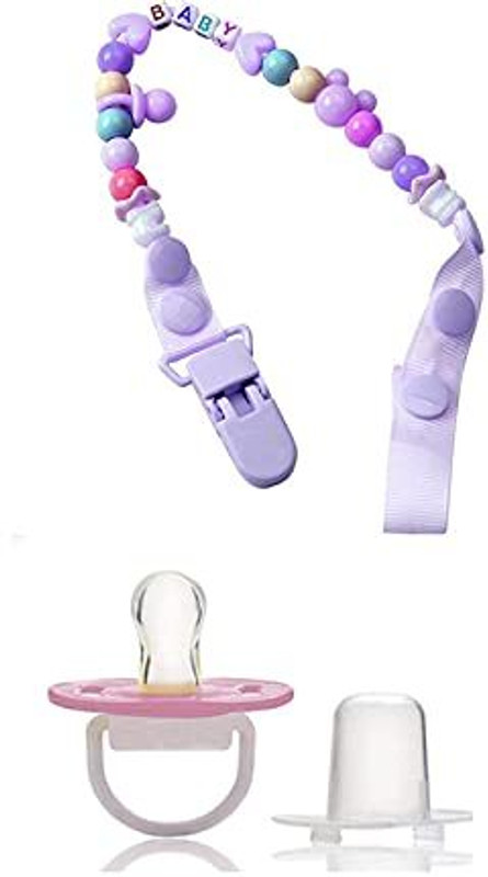 Prettify My NewBorn Baby Teether Soother Chain Pack Of 1 Multicolor Soother(Multicolor)