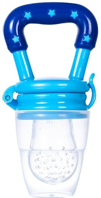 Manu Hut Fruit Feeder Milk Nibbler Feeding Safe Kids. - Silicone, Plastic(Multicolor)