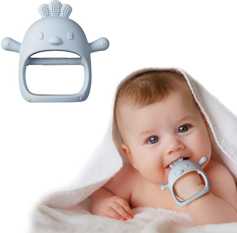SHARPNAL Anti Dropping Wrist Hand Teethers Baby Chew Toys for Sucking Needs Teether(Multicolor)