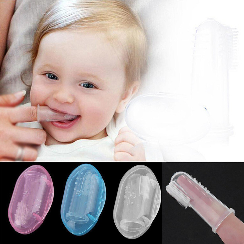 TemuAyaan baby tongue cleaner brush,baby tongue cleaner,baby finger tooth brush,extra soft toothbrush,baby brush,3 months to 3 years baby tongue cleaner White 1Pcs Teether(Pink)