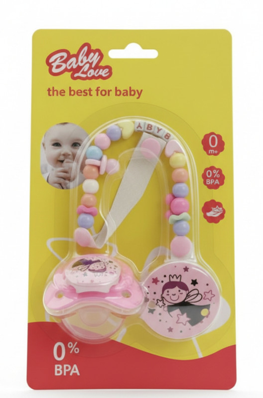 Bachpan Ultra Premium Soother for Baby | BPA-Free Pacifier Chain & Honey Teether Soother Soother(Pink)