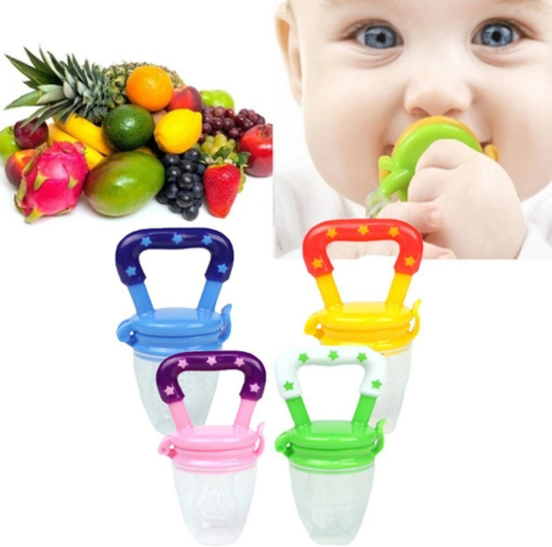 KALI MATA COLLECTION Silicone Baby Infant Fruit Feeder Dummy Pacifier Newborn Nipple ( Pack of 1) Feeder(Blue)