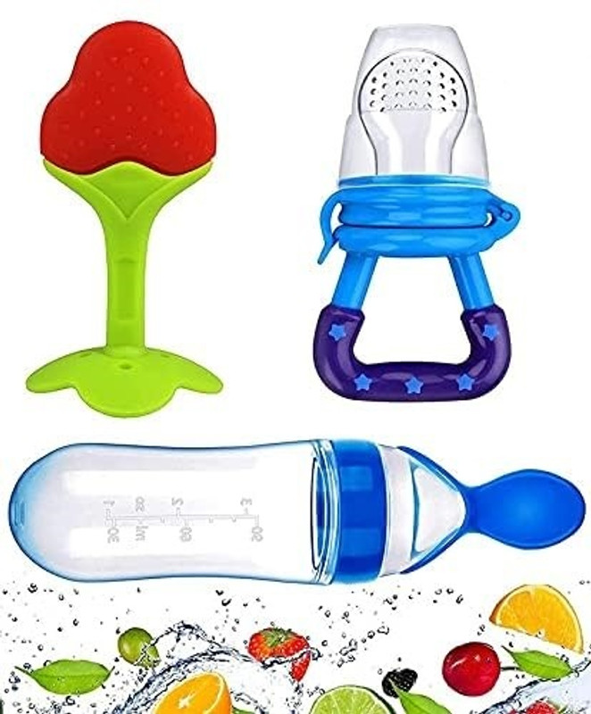 Chicbunny BOTTLE+NIBBLER+TEETHER Soother(Multicolor)