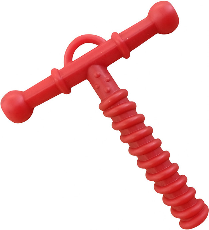 B-Arm Oral Placement Therapy Chewy Tube for Children and Adults| Sensory Therapy Teether(Red)
