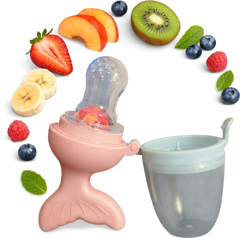 JBH FISH SHAPE FRUIT & FOODFEEDER PINK Feeder(Multicolor)