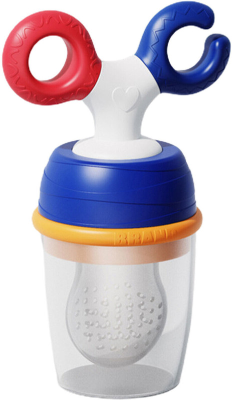 En ligne Baby Adjustable Fresh Food Feeder,Teething Toy,Fruit Pacifier for Teething Baby Soother(Multicolor)