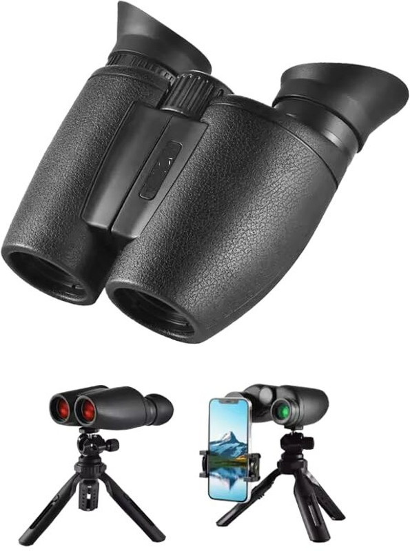 Kinzilla Telescope 13X50 HD Binoculars with Mobile Stand Tripod High Power for Travel Refracting Telescope(Manual Tracking)