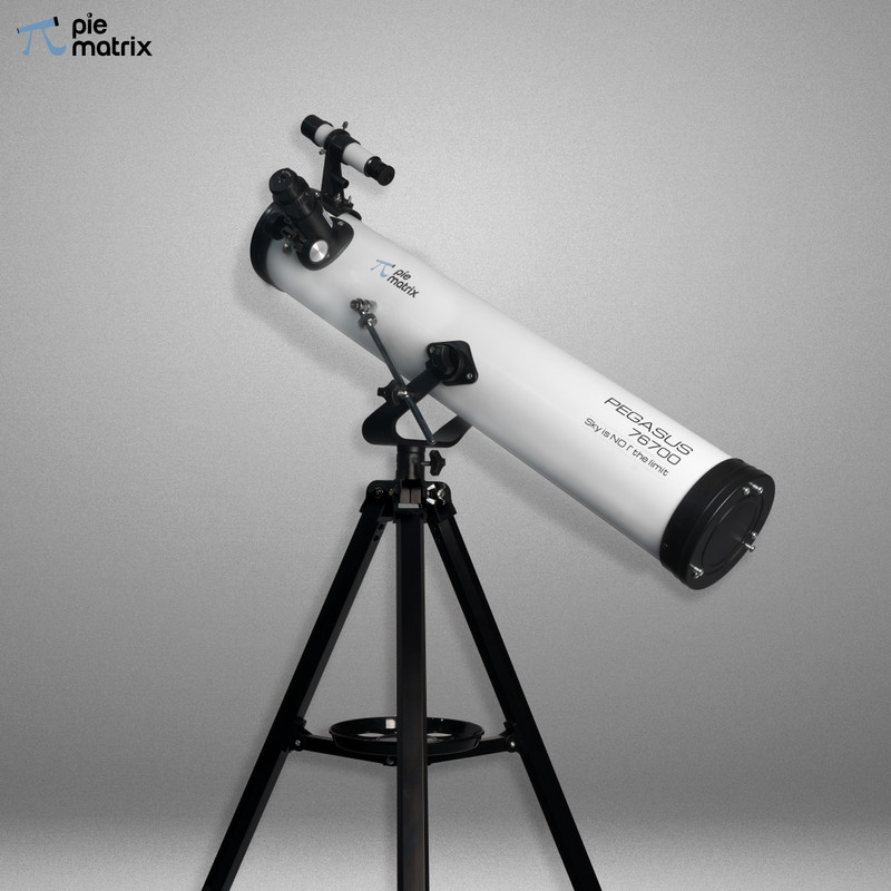 Pie Matrix Pegasus 76700 Reflector Telescope – 235x Zoom, Alt-Az Mount, HD Optics, Pro Kit Refracting Telescope(Manual Tracking)
