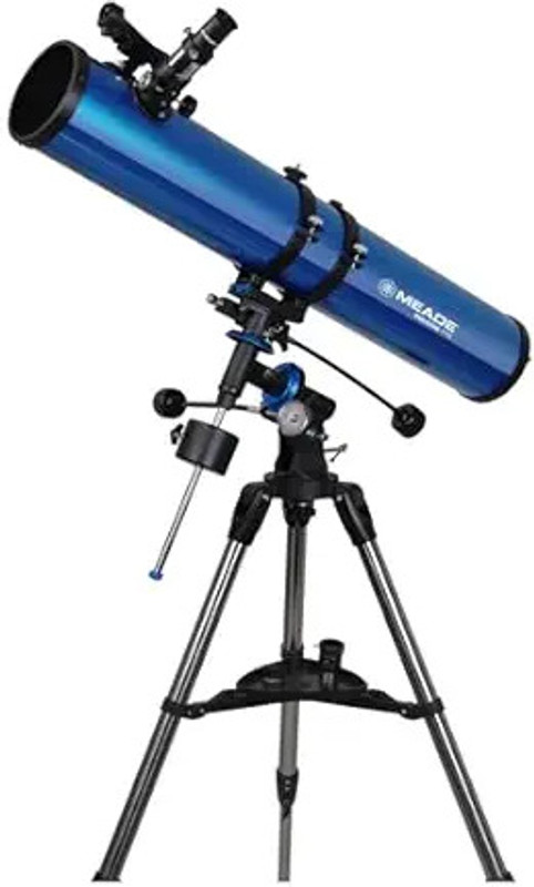 Meade Instruments 216004 Polaris 114 EQ Reflector Telescope (Blue) Reflecting Telescope(Manual Tracking)