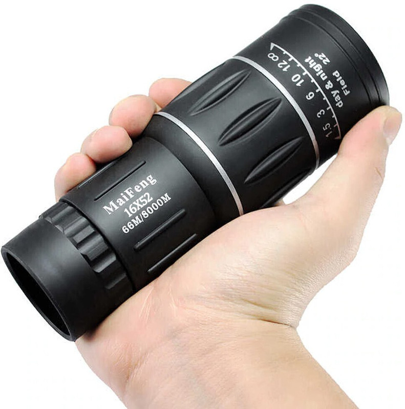 USG 16x52 with Powerful Lens Foldable Monocular Telescope Long Distance Catadioptric Telescope(Manual Tracking)