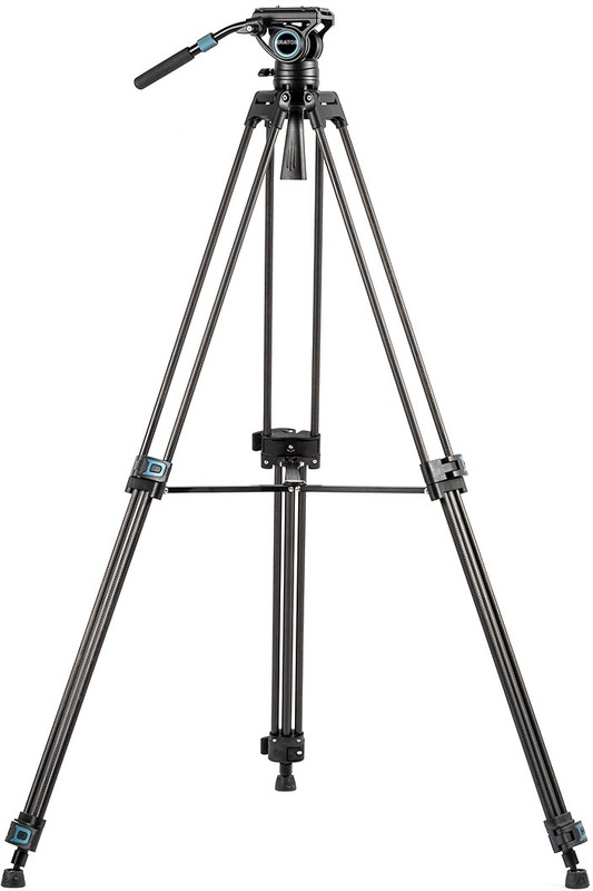 Cronus Professional Studio 12kg Tripod Heavy-Duty Camera Stand Aluminum Alloy Stand Tripod(Black, Supports Up to 12000 g)