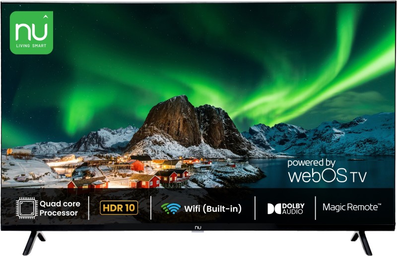 NU 109 cm (43 inch) Full HD LED Smart WebOS TV  (LED43FWA1)