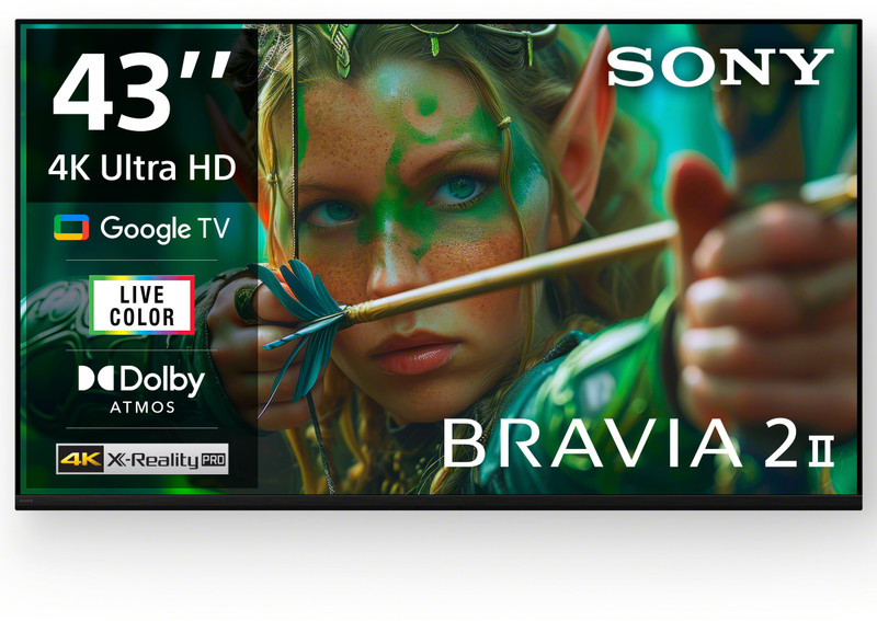 SONY BRAVIA 2 II 108 cm (43 inch) Ultra HD (4K) LED Smart Google TV(K-43S22M2)