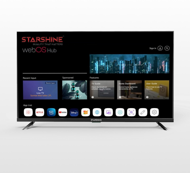 STARSHINE 127 cm (50 inch) Ultra HD (4K) LED Smart WebOS TV(ATPL-5800)