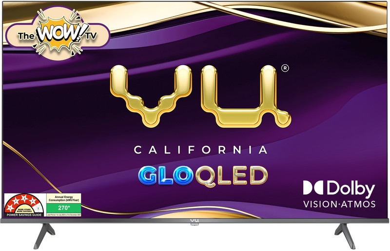Vu GloQLED 189 cm (75 inch) QLED Ultra HD (4K) Smart Google TV(75GLOQLED25)
