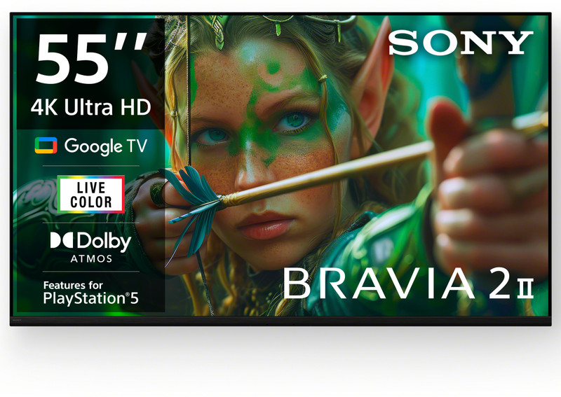 SONY 138.8 cm (55 inch) Ultra HD (4K) LED Smart Google TV(K-55S25M2)