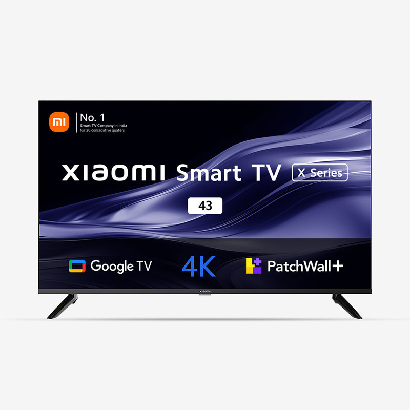 XIAOMI X Series 108 cm (43 inch) Ultra HD (4K) LED Smart Android TV with 4K Dolby Vision | HDR10 | HLG | Dolby Audio | DTS: Virtual X | DTS-HD | Vivid Picture Engine(L43M7-A2IN)