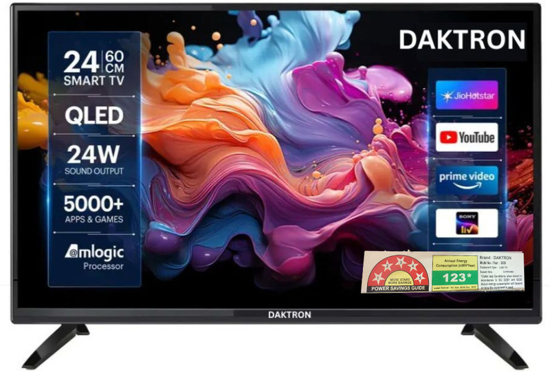DAKTRON Smart TV 60 cm (24 inch) Full HD LED Smart WebOS TV 2026 Edition with Smart TV(24InchSmartTV)