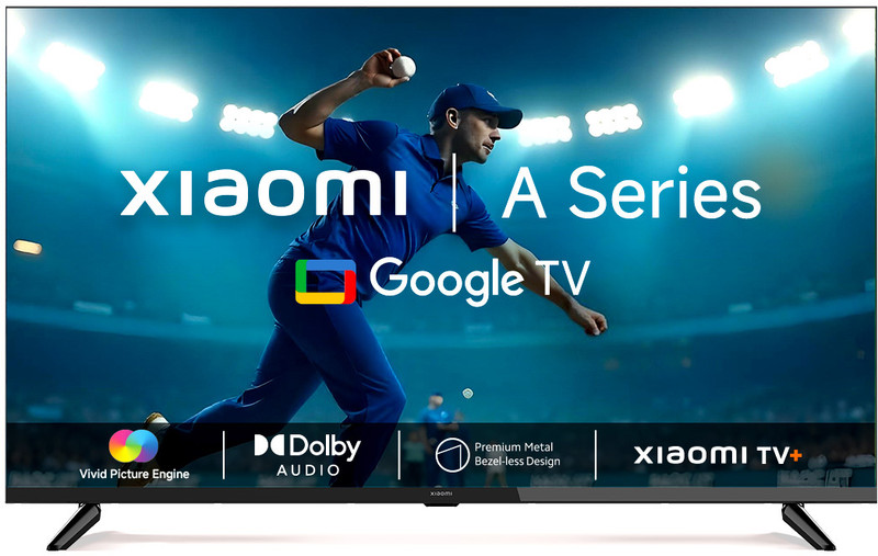 XIAOMI by Mi A Series 80 cm (32 inch) HD Ready LED Smart Google TV with 200+ Free Channels |Dolby Audio | DTS:HD|DTS Virtual: X| Vivid Picture Engine| Dual Band Wi-Fi| Bluetooth 5.0(L32MA-AIN)