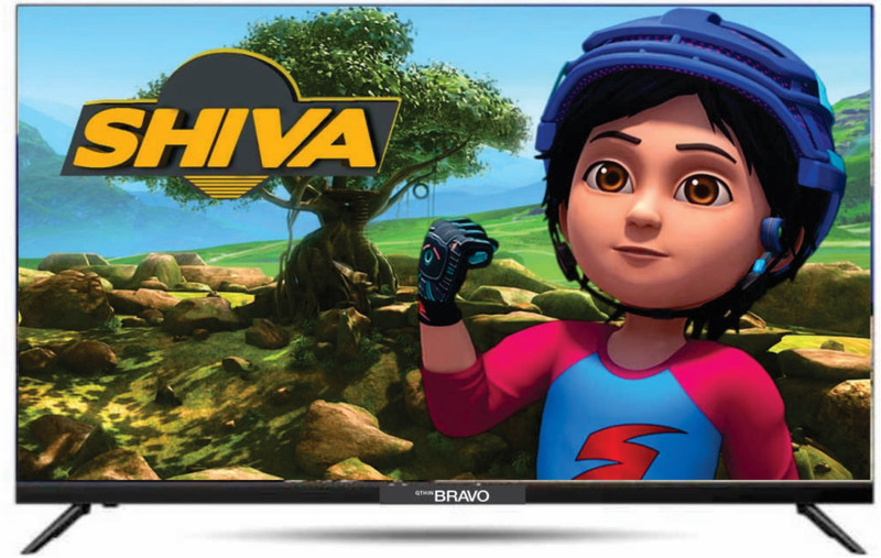 Qthin Bravo 127 cm (50 inch) Ultra HD (4K) LED Smart Google TV(UHD 4K TV)
