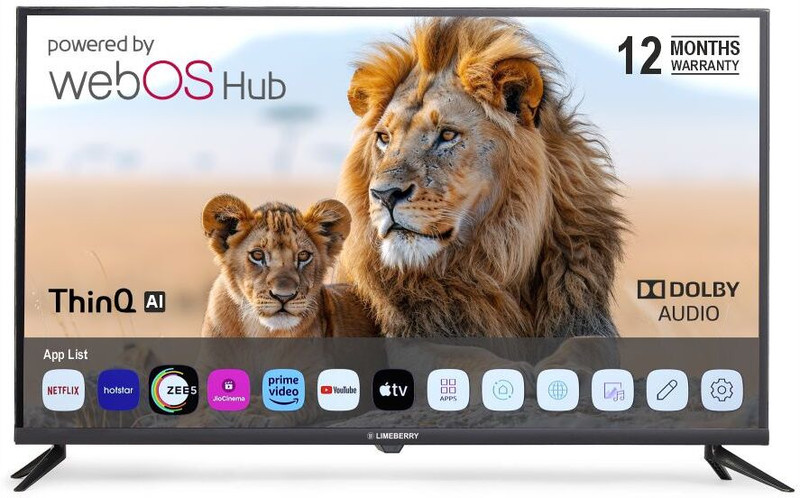 LIMEBERRY 108 cm (43 inch) Full HD LED Smart WebOS TV(43PF09BSNS4GV)