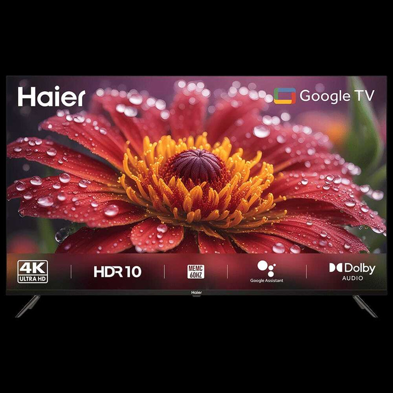 Haier 80 cm (32 inch) QLED Full HD Smart Google TV with Google Assistant (2025 model)(H32S80FFX)
