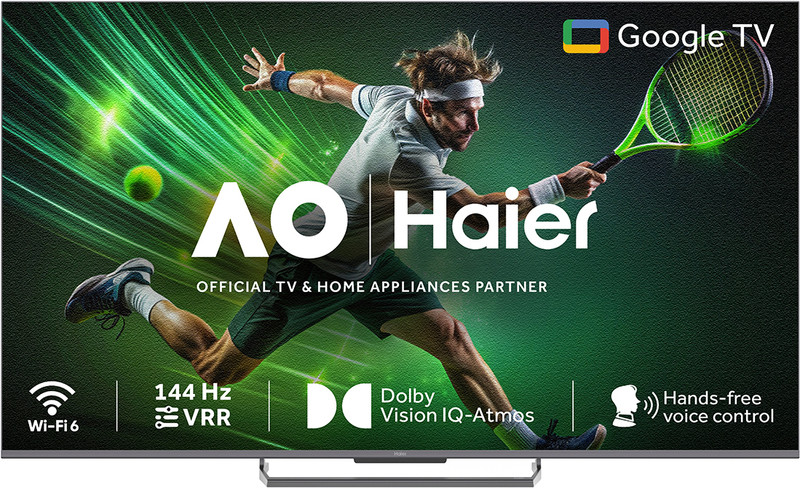 Haier 140 cm (55 inch) QLED Ultra HD (4K) Smart Google TV(H55S90EUX)