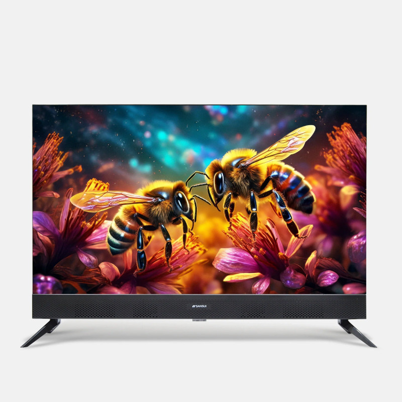 Sansui SANSUI 80 cm (32 inch) QLED HD Ready Smart Coolita TV with In Built Sound Bar, Dolby Audio, Surround Sound & A+ Panel(JSS32CSQLED)