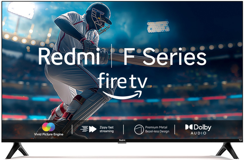 REDMI by Mi Xiaomi 80 cm (32 inch) HD Ready LED Smart Fire TV with Dolby Audio & DTS: Virtual X(L32MA- FVIN)