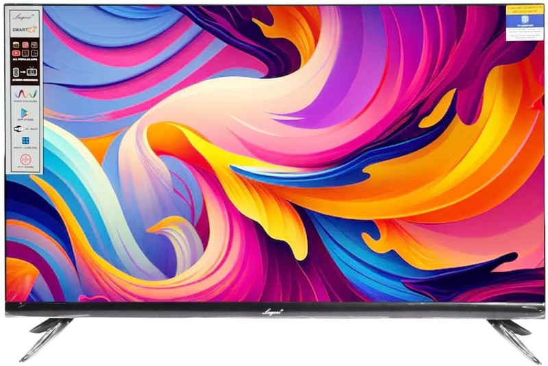 LUGOSI 80 cm (32 inch) HD Ready LED Smart Android TV with Stunning Full HD 1080p Display/ Poweful 20W In Built Sound Bar Speakers/ Slim Bezel Design/ 2GB RAM & 16GB STORAGE / Built-in-Wifi and Remote with OTT Apps access(32 inch smart tv)