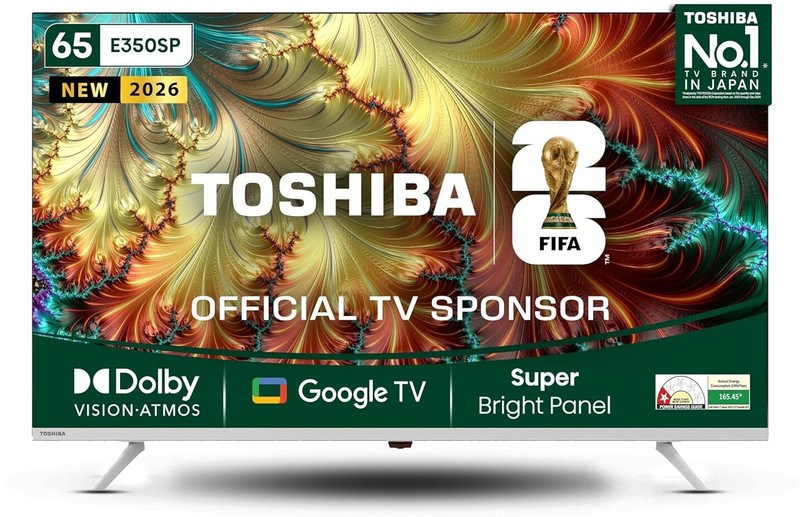 TOSHIBA 165.1 cm (65 inch) Ultra HD (4K) LED Smart Google TV(65E350SP)