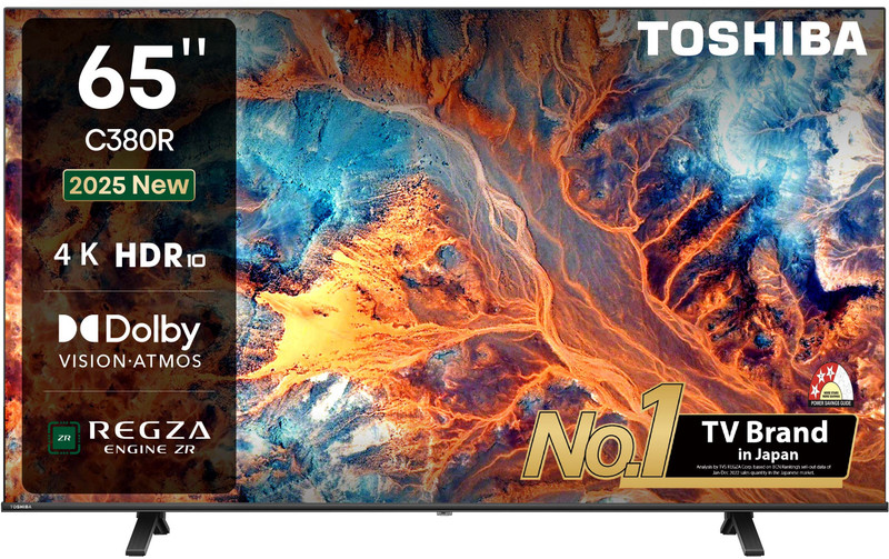 TOSHIBA 65C380RP 164 cm (65 inch) Ultra HD (4K) LED Smart VIDAA TV(65C380RP)
