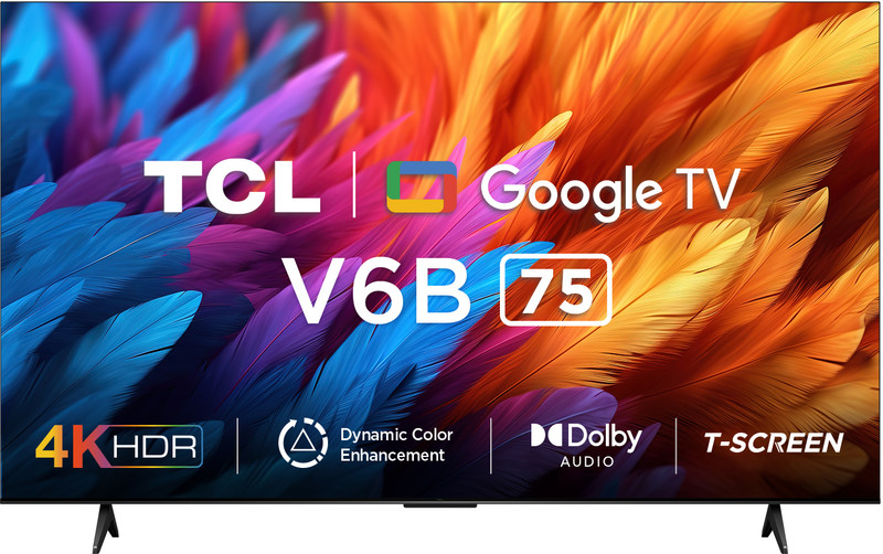 TCL V6B 189.31 cm (75 inch) Ultra HD (4K) LED Smart Google TV 2024