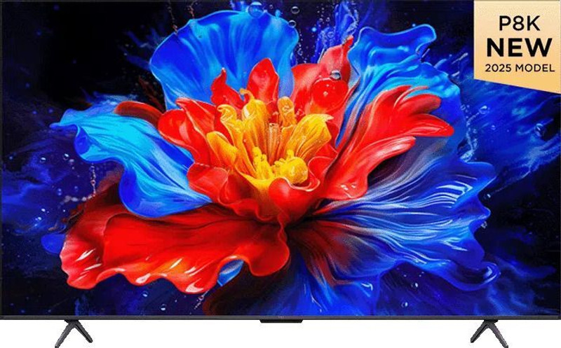 TCL P8K 164 cm (65 inch) QLED Ultra HD (4K) Smart Google TV with Dolby Atmos & DTS Virtual X | ONKYO 2.1ch with Subwoofer| 144 HZ Refresh Rate(65P8K)