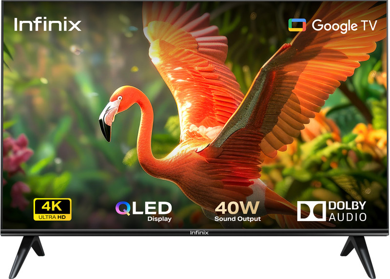 Infinix 109 cm (43 inch) QLED Ultra HD (4K) Smart Google TV(43GU3Q)