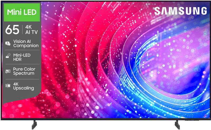 Samsung Vision AI 138 cm (55 inch) Ultra HD (4K) Mini LED Smart Tizen TV 2026 Edition with Vision AI Companion Mini LED HDR Pure Spectrum Color 4K Upscaling Color Booster Samsung Knox Security 150+ Free Channels Dynamic Sound Pack(UA55M2EHAULXL)