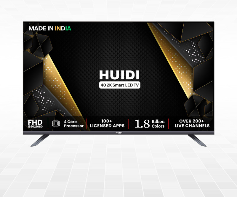 HUIDI 100 cm (40 inch) Full HD LED Smart Android TV(HD6FSPRO)