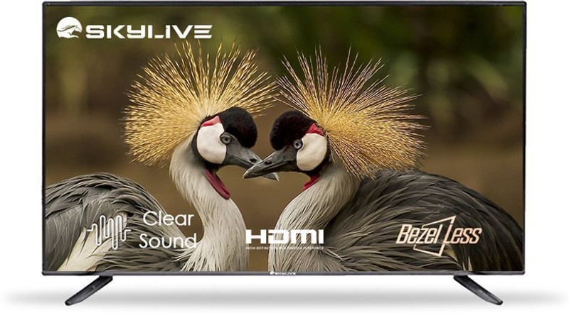 skylive 80 cm (32 inch) HD Ready LED Smart Android Based TV with Bezel-Less LED Television(SL328SG)