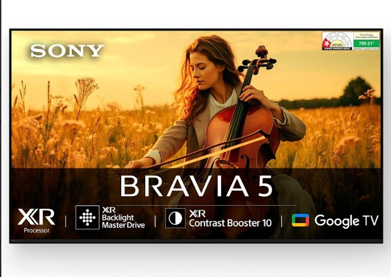 SONY BRAVIA 5 247.7 cm (98 inch) Ultra HD (4K) Mini LED Smart Google TV(K-98XR55A)