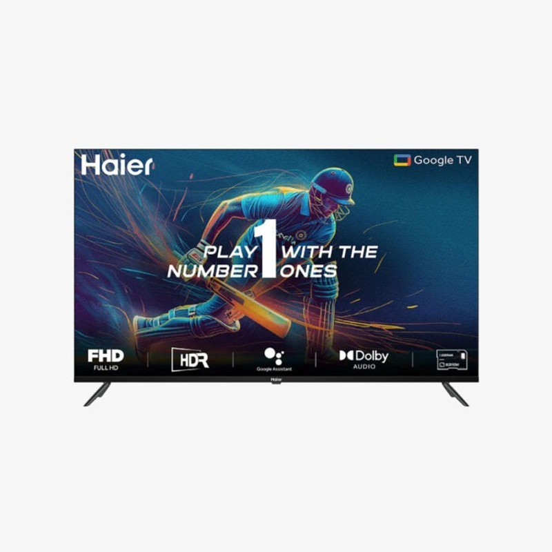 Haier A9G 109 cm (43 inch) Full HD LED Smart Google TV 2025 Edition with 4K HDR, HDR-10, MEMC, 20W SOUND, DOLBY AUDIO(43A9G)