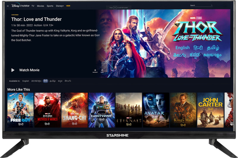 starshine 80 cm (32 inch) Full HD LED Smart TV (ATPL-3400)