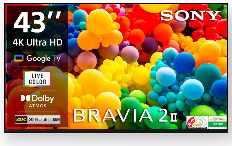 SONY BRAVIA 2M2 108 cm (43 inch) Ultra HD (4K) LED Smart Google TV with DOLBY ATMOS(K-43S22M2)
