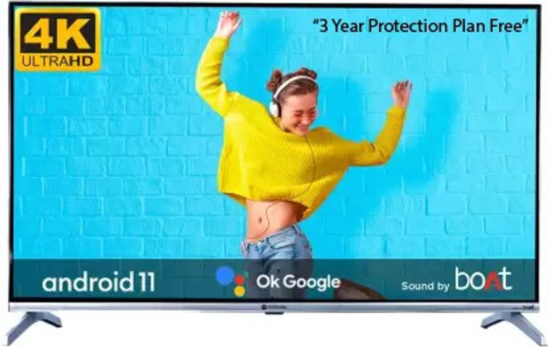MOTOROLA Revou 2 109 cm (43 inch) Ultra HD (4K) LED Smart Android TV with Sound by boAt and Dolby Vision