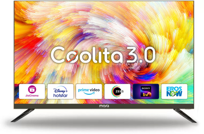 MarQ by Flipkart 109 cm (43 inch) Full HD LED Smart Coolita TV(43FHDCDQEE1B)