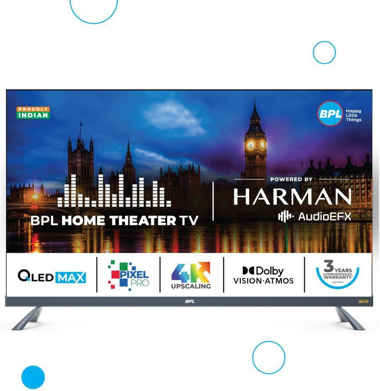 BPL 165 cm (65 inch) QLED Ultra HD (4K) Smart Android TV(65UE5530)
