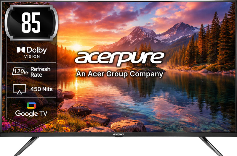 acerpure NITRO 215 cm (85 inch) QLED Ultra HD (4K) Smart Google TV(AP85QG75PNTO6)