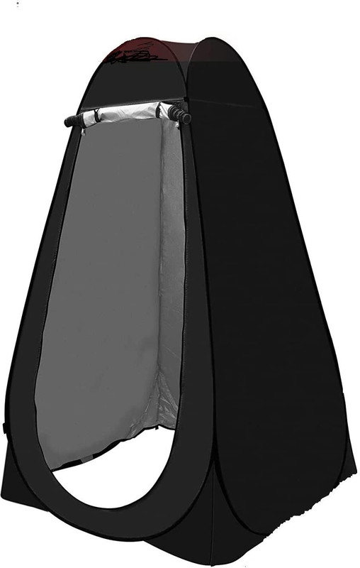 FABSPORTS Pop up tent Tent - For Foldable Privacy Portable Pop-up Tent, Cloth Changing or Toilet Tent for Camping(Black)