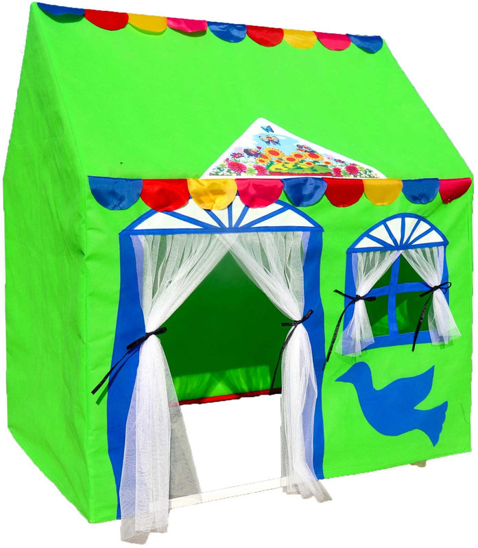 Healthysleeping Hut Type Kids Toy Small Size Play House Tent - For Kids(Green)